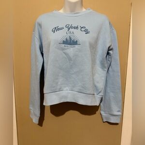 Skechers Sky Blue Women's Crew Neck Sweater